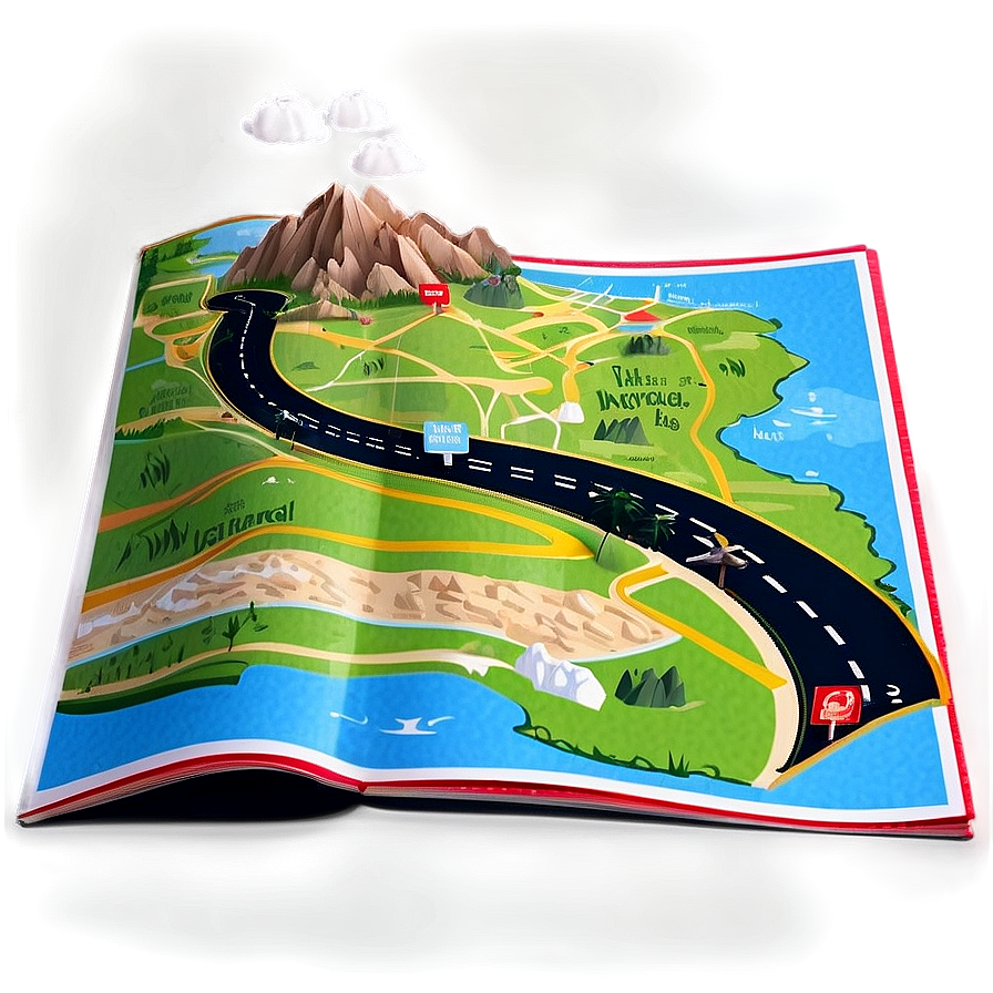 Travel Road Map Png 06262024 PNG image