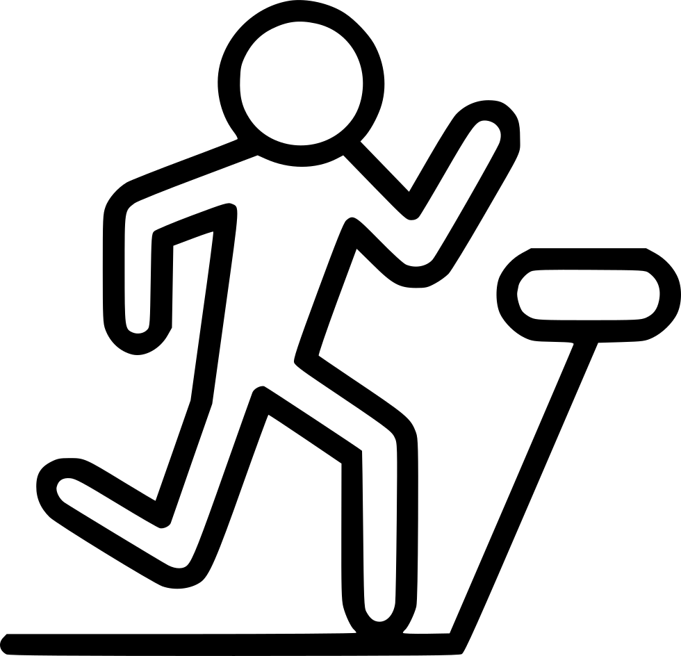 Treadmill Exercise Icon PNG image