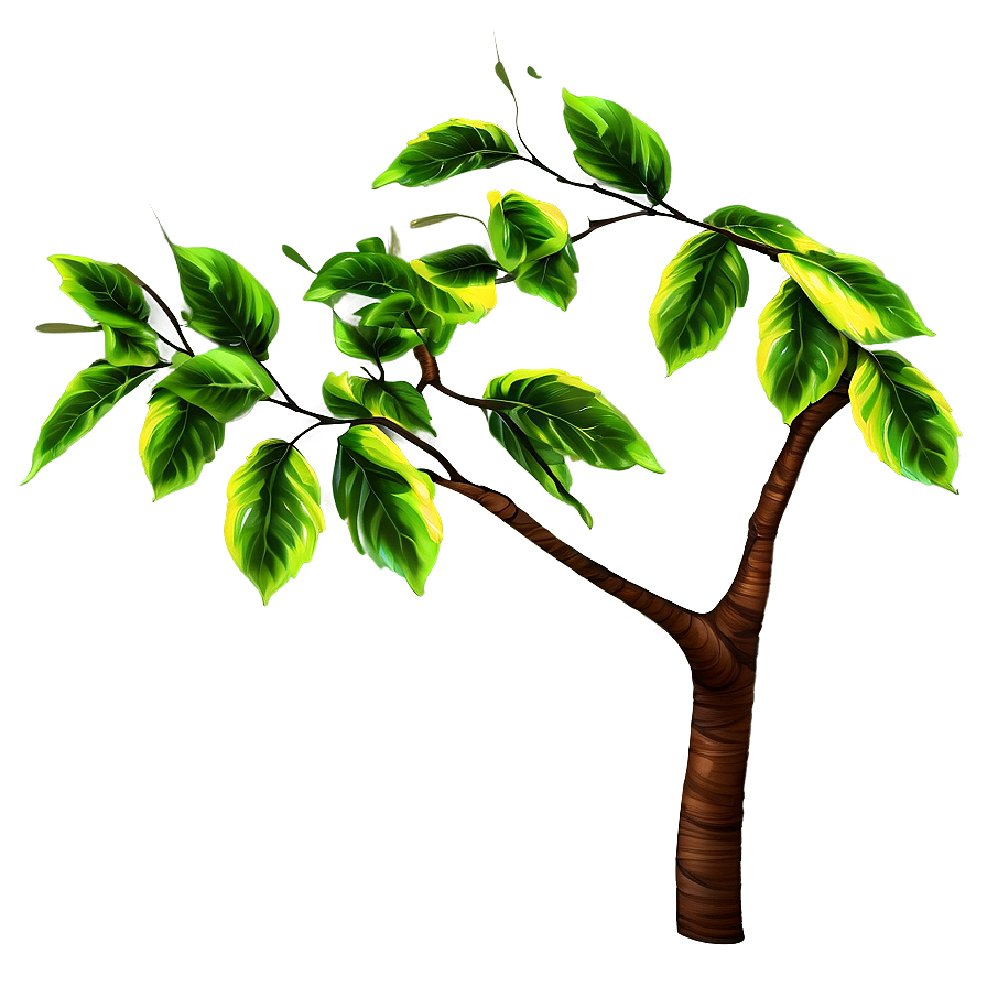 Tree Branch With Leaves Png Fkt87 PNG image