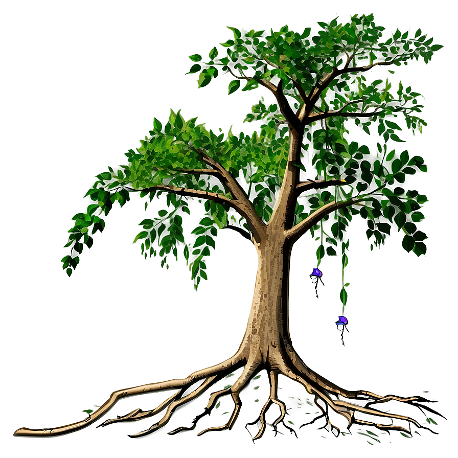 Tree Branches And Roots Png Nmj77 PNG image