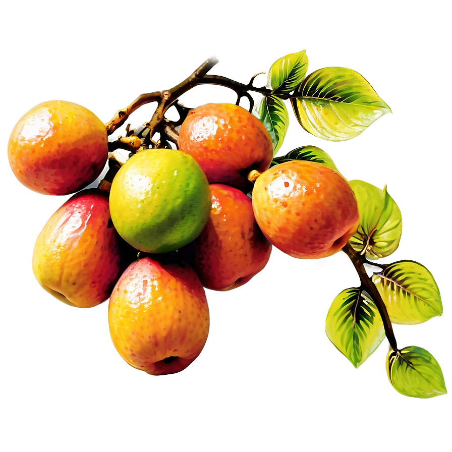 Tree Branches With Ripe Fruit Png Mwt PNG image