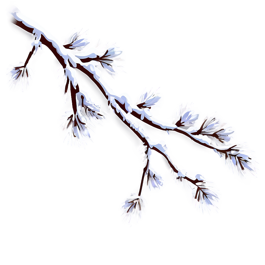 Tree Branches With Snow Png Vmn PNG image