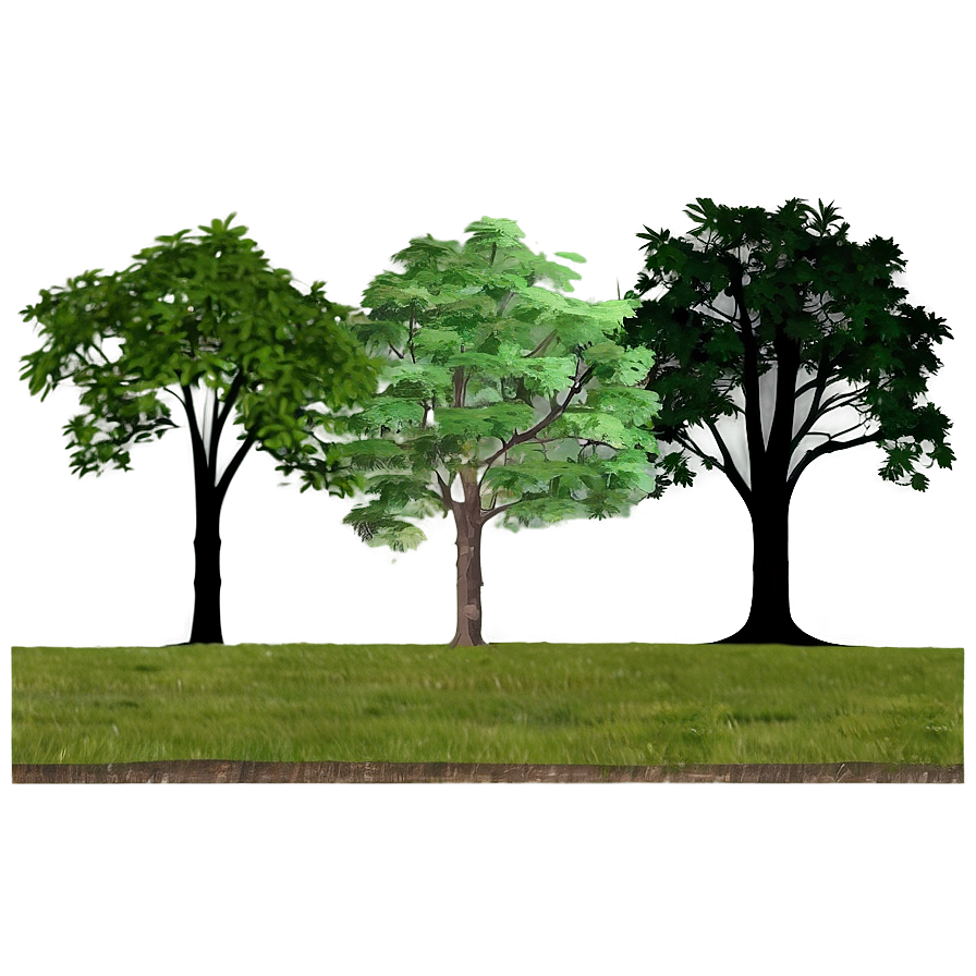 Tree Line Horizon Graphic Png Fyq92 PNG image