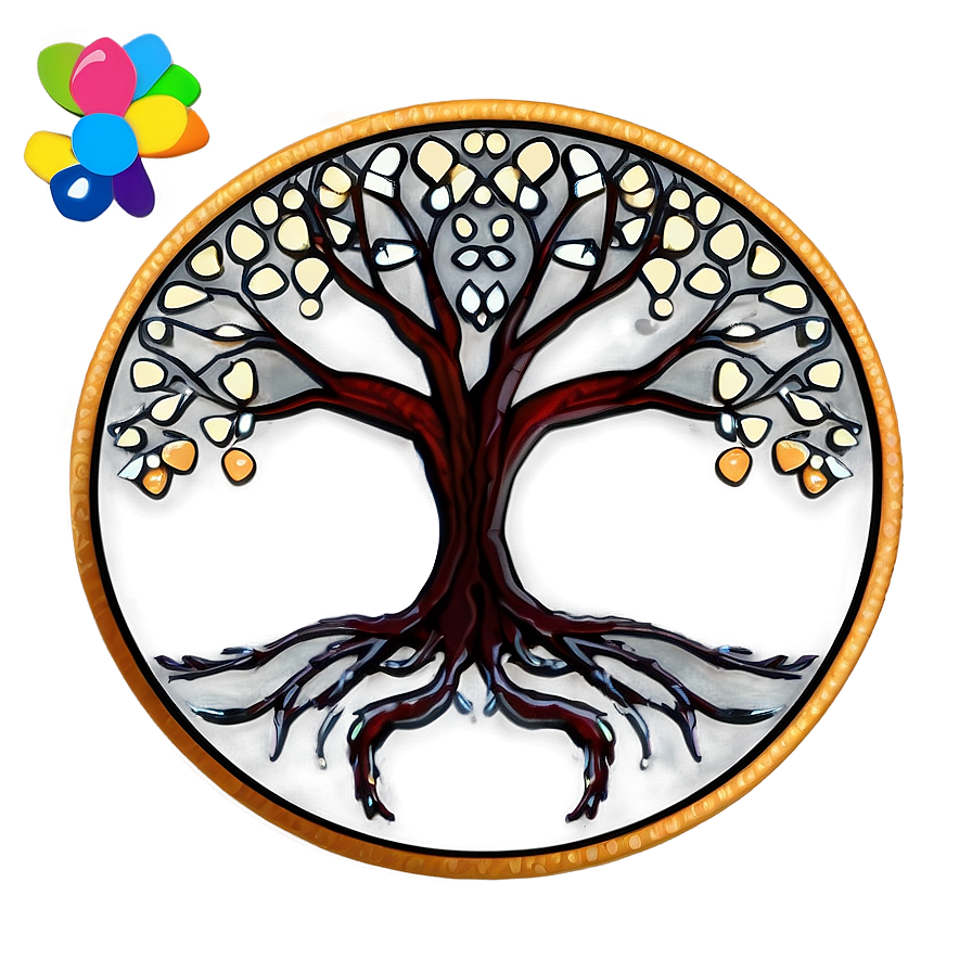 Tree Of Life In Autumn Colors Png 06122024 PNG image