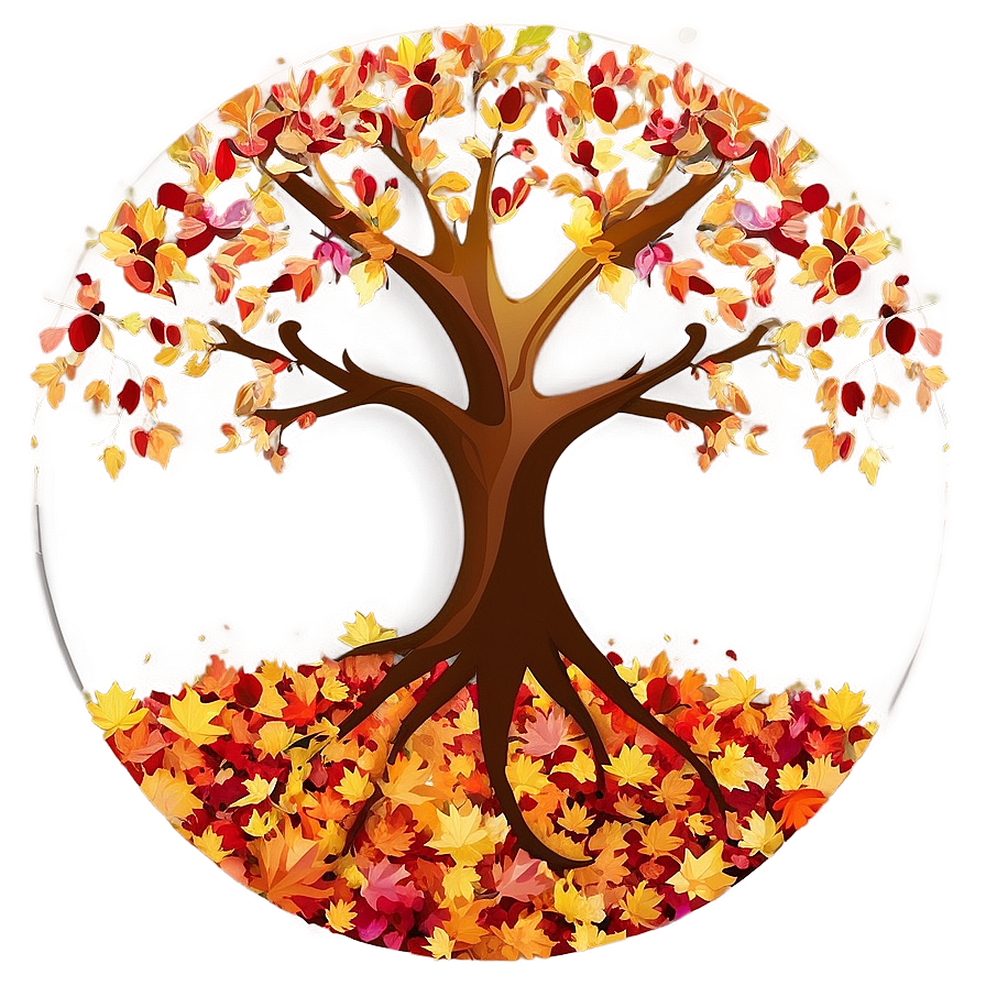 Tree Of Life In Autumn Colors Png 59 PNG image