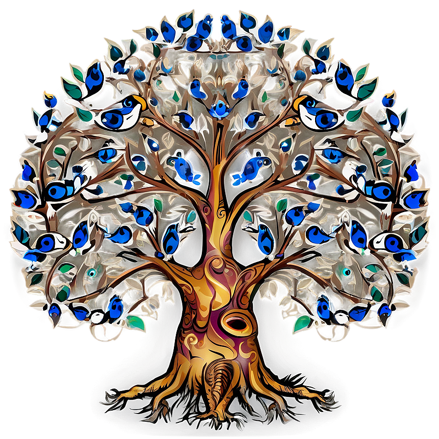 Tree Of Life With Birds Png 59 PNG image