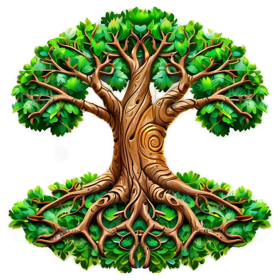 Tree Of Life With Detailed Bark Texture Png Ytw PNG image