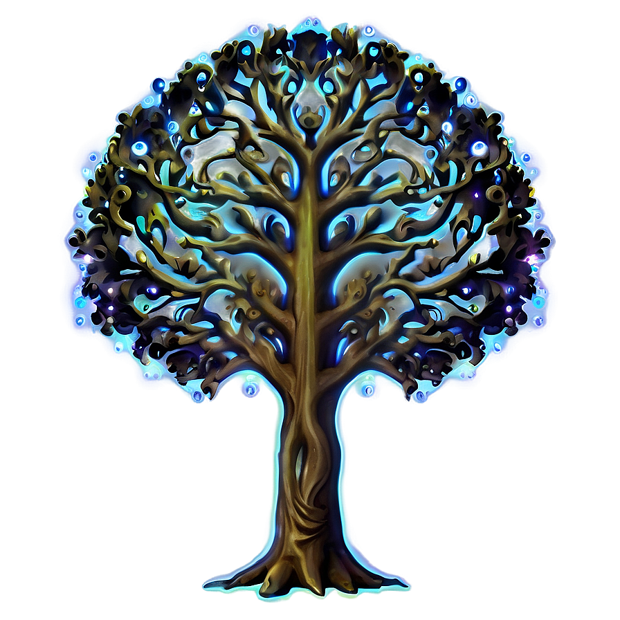 Tree Of Life With Ethereal Aura Png 06122024 PNG image