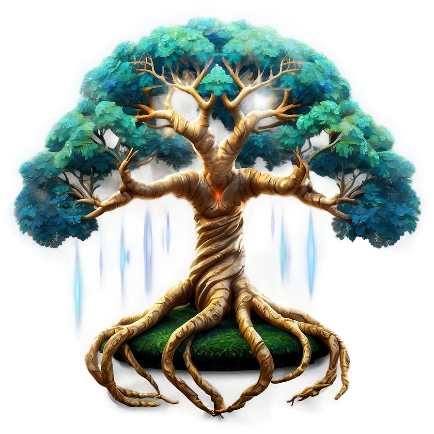 Tree Of Life With Ethereal Aura Png 20 PNG image