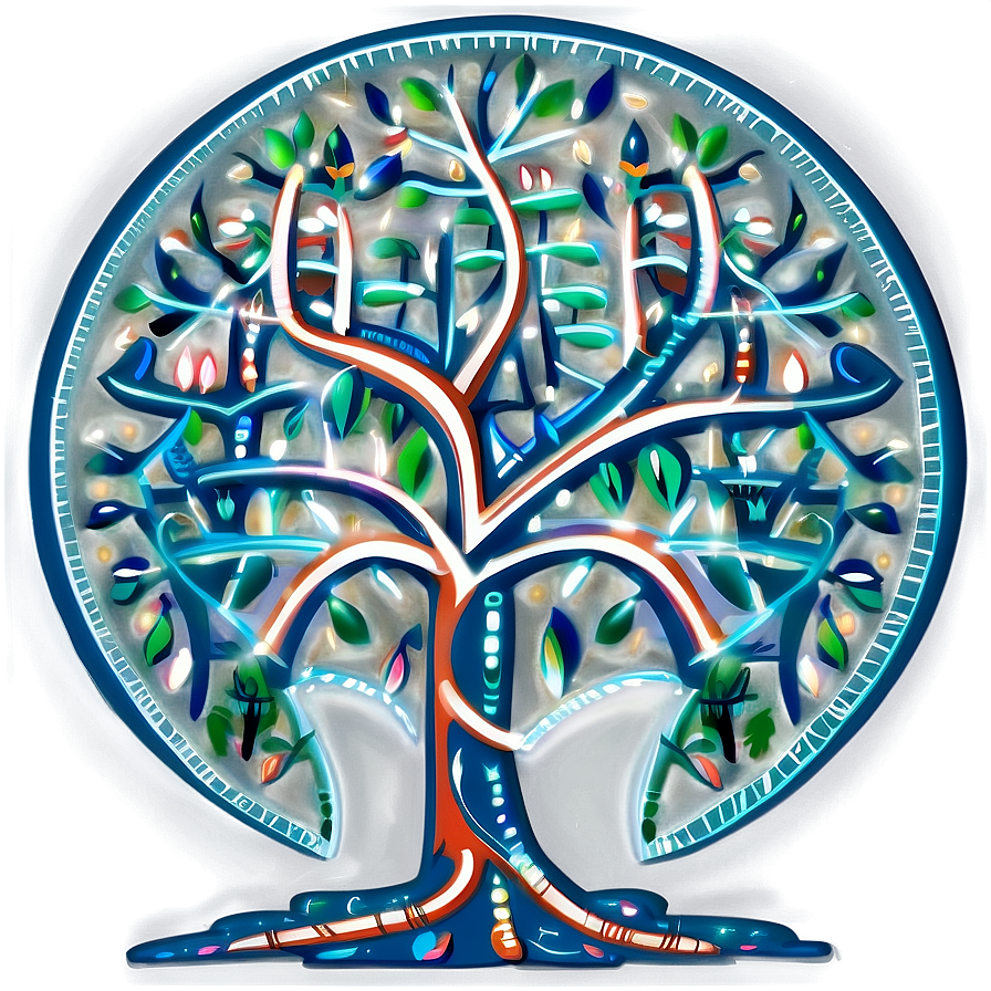 Tree Of Life With Tribal Marks Png 06122024 PNG image