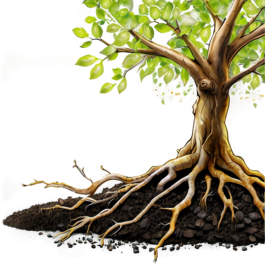 Tree Roots And Soil Png 17 PNG image