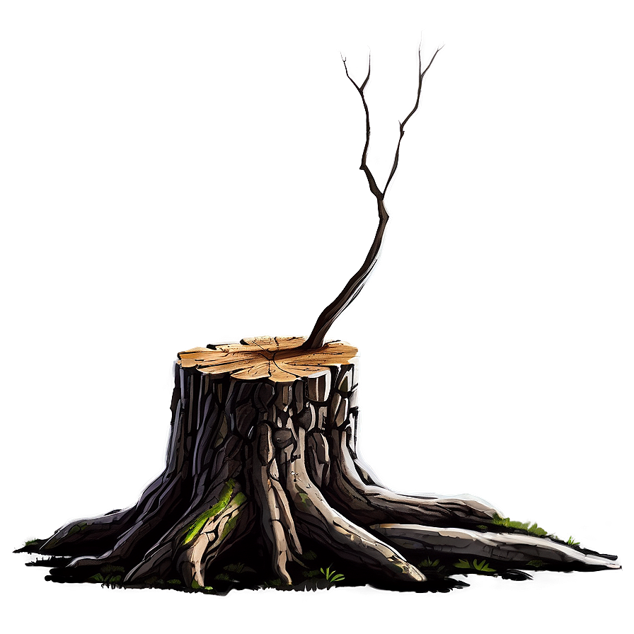 Tree Stump And Log Png 06132024 PNG image