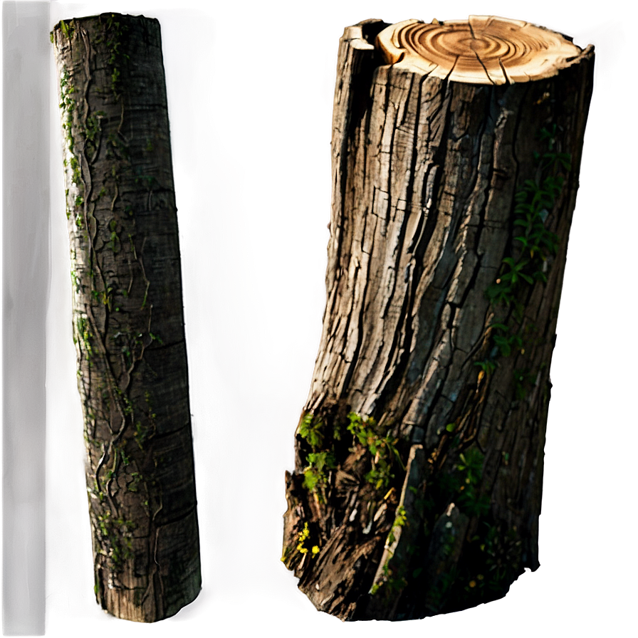 Tree Stump In Forest Png Mny52 PNG image