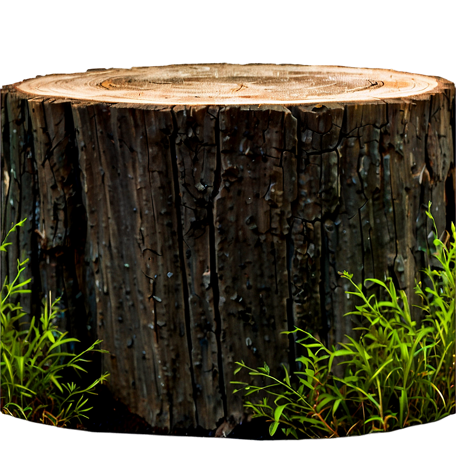 Tree Stump In Landscape Png Fbr40 PNG image