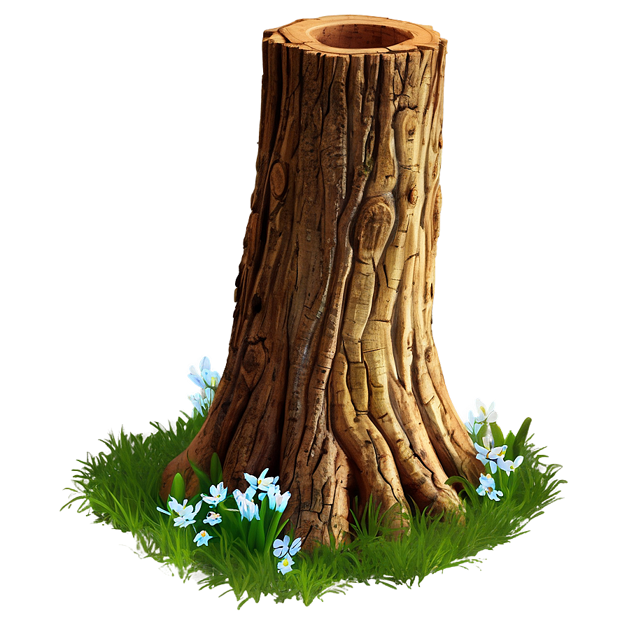 Tree Trunk In Spring Png 05242024 PNG image