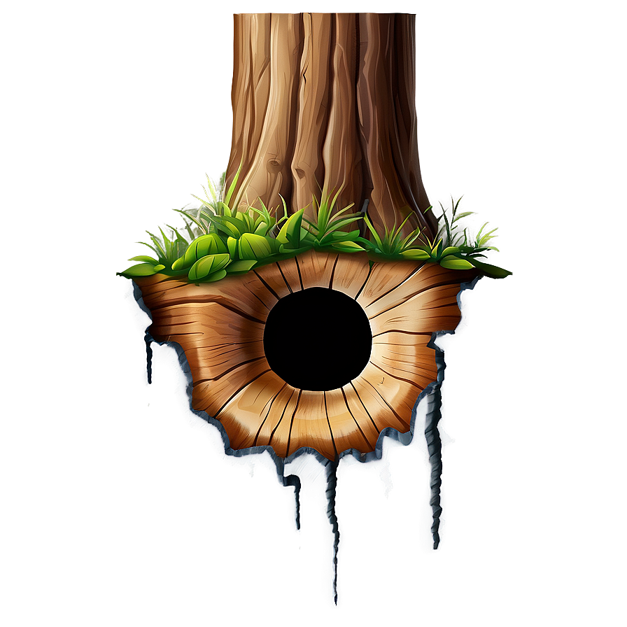 Tree Trunk With Hole Png 05242024 PNG image