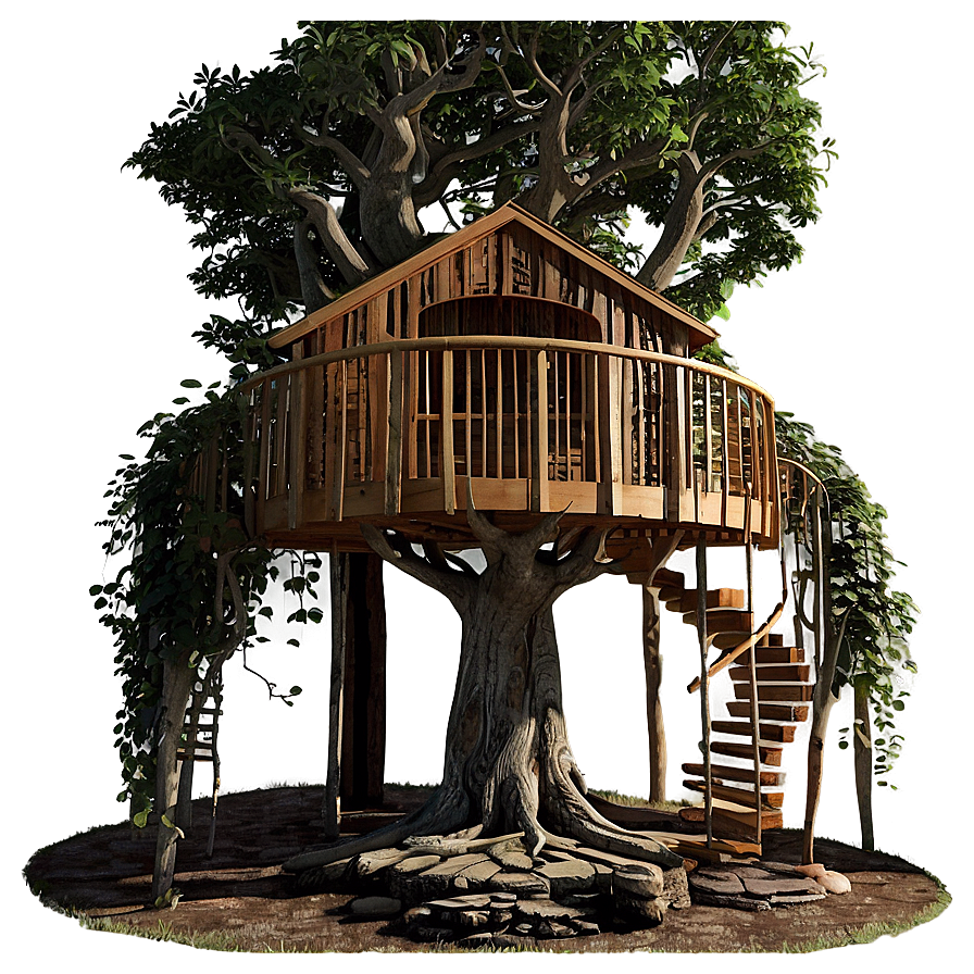 Treehouse For Meditation Png Ymw89 PNG image