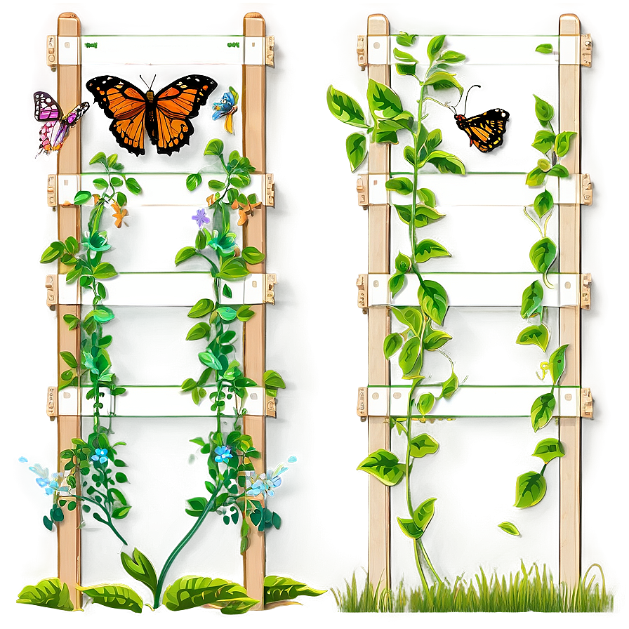 Trellis For Butterfly Gardens Png 06282024 PNG image