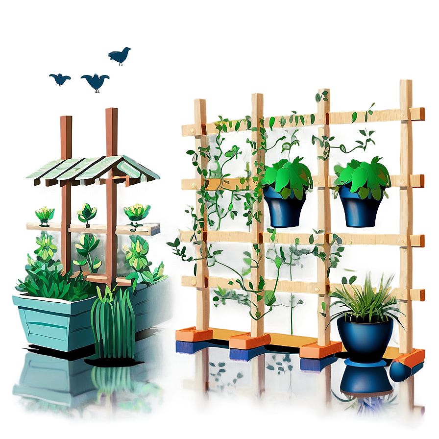 Trellis For Herb Gardens Png Nfo56 PNG image