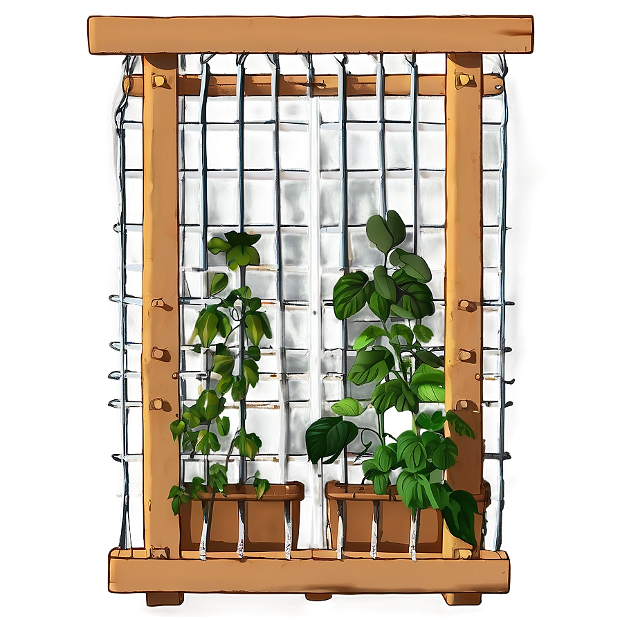 Trellis For Herb Gardens Png Wkb PNG image