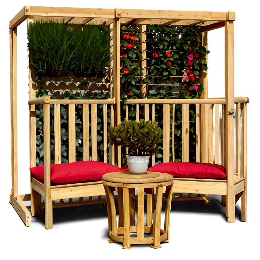 Trellis With Seating Area Png 68 PNG image