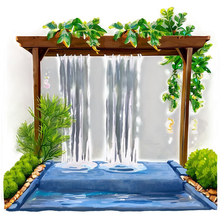 Trellis With Water Features Png Hle PNG image