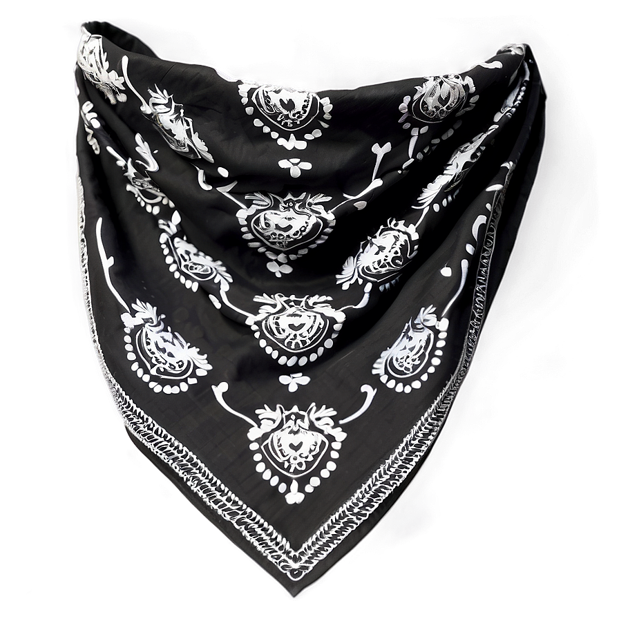 Trendy Black Bandana Png 5 PNG image