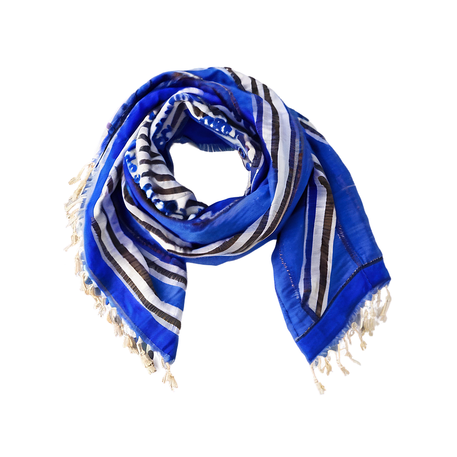 Trendy Blue Keffiyeh Png 4 PNG image