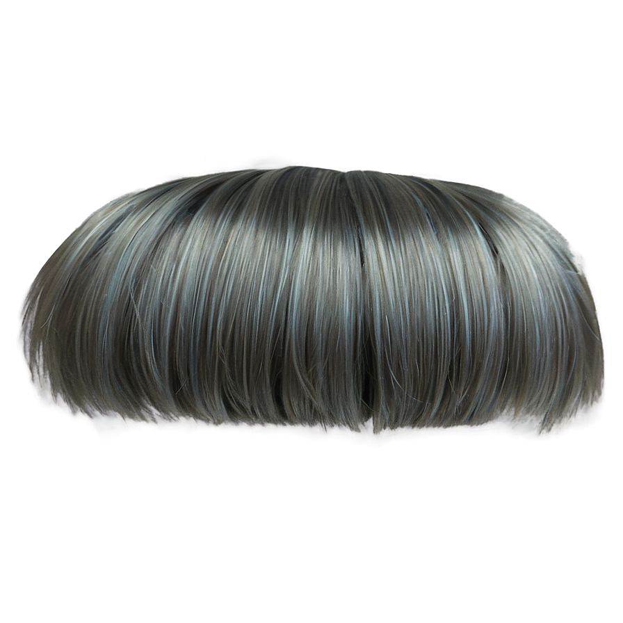 Trendy Gray Hair Png Qes74 PNG image