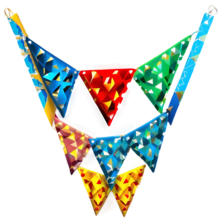 Triangle Banner For Special Occasions Png 06272024 PNG image