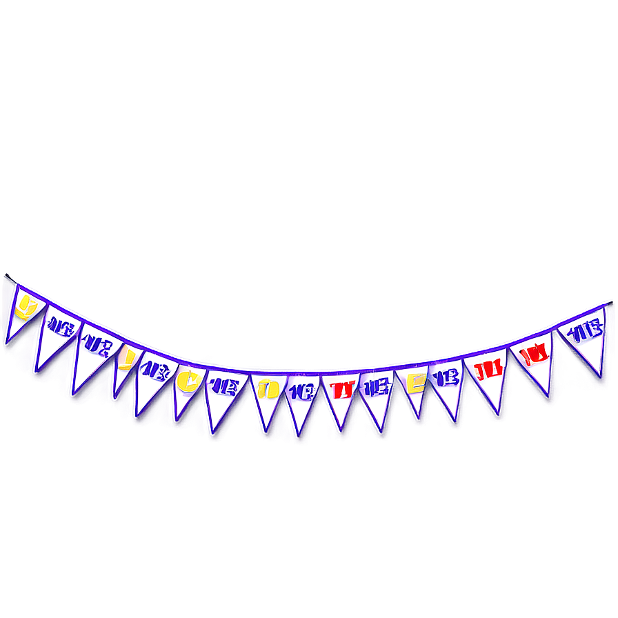 Triangle Banner For Welcome Home Celebration Png 86 PNG image