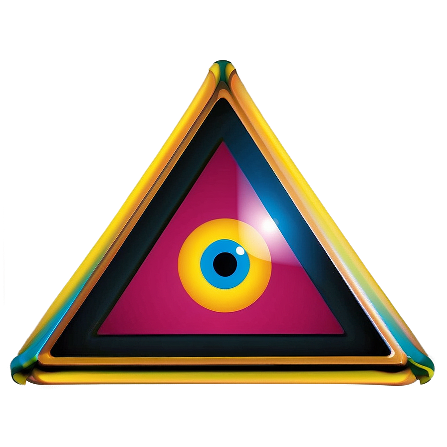 Triangle Eye Symbol Png 4 PNG image