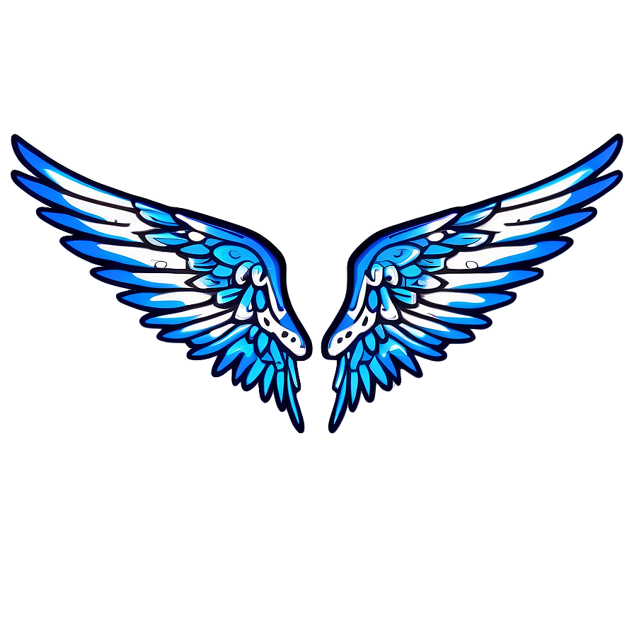 Tribal Angel Wings Illustration Png 05042024 PNG image