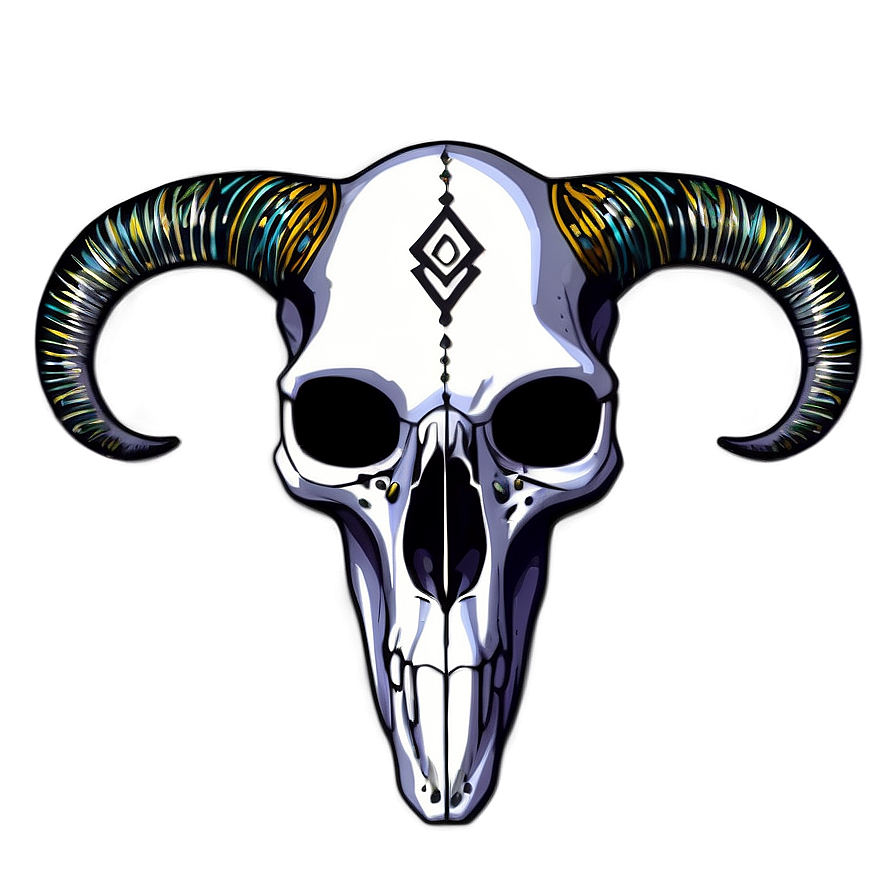 Tribal Animal Skull Tattoo Png 73 PNG image