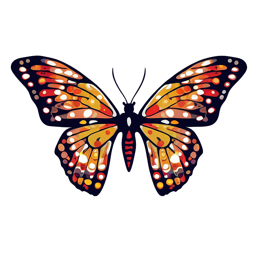 Tribal Butterfly Outline Png Gqf90 PNG image