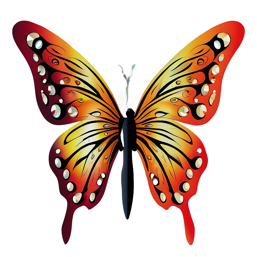 Tribal Butterfly Tattoo Png 49 PNG image