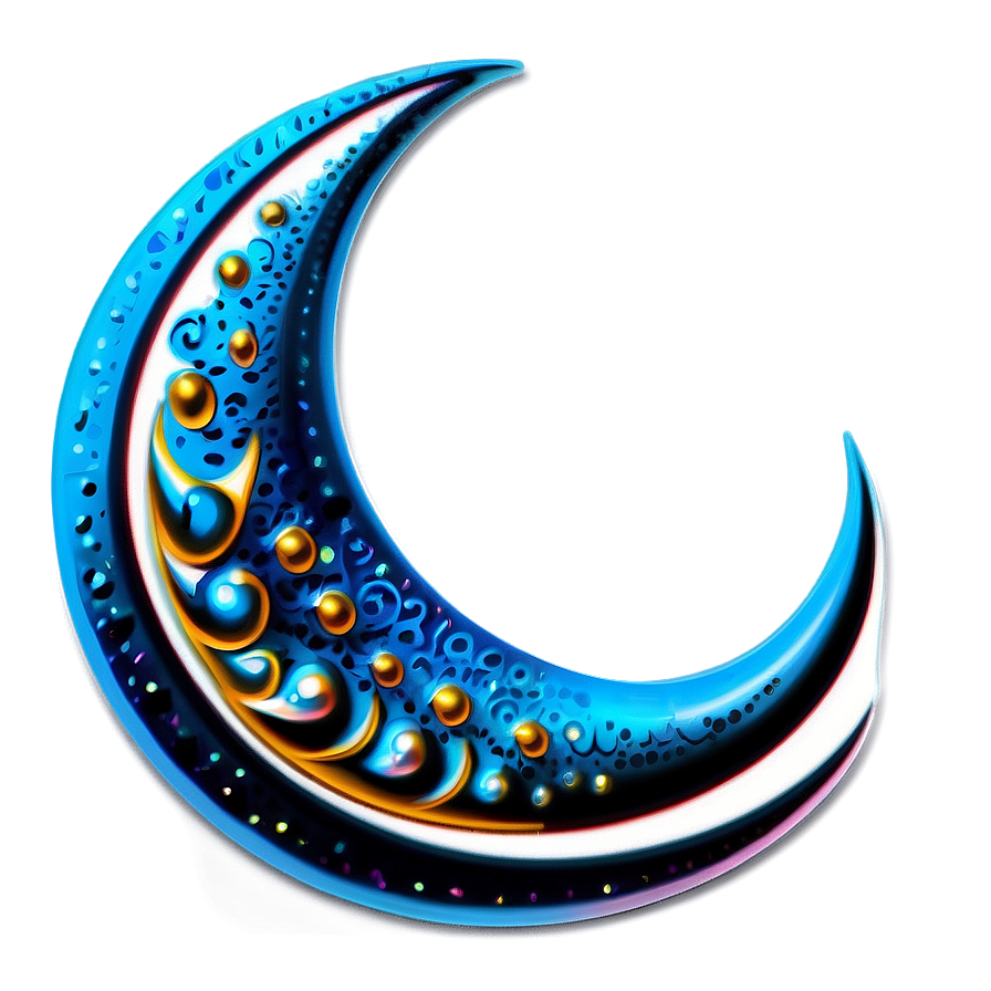 Tribal Crescent Moon Png 05212024 PNG image