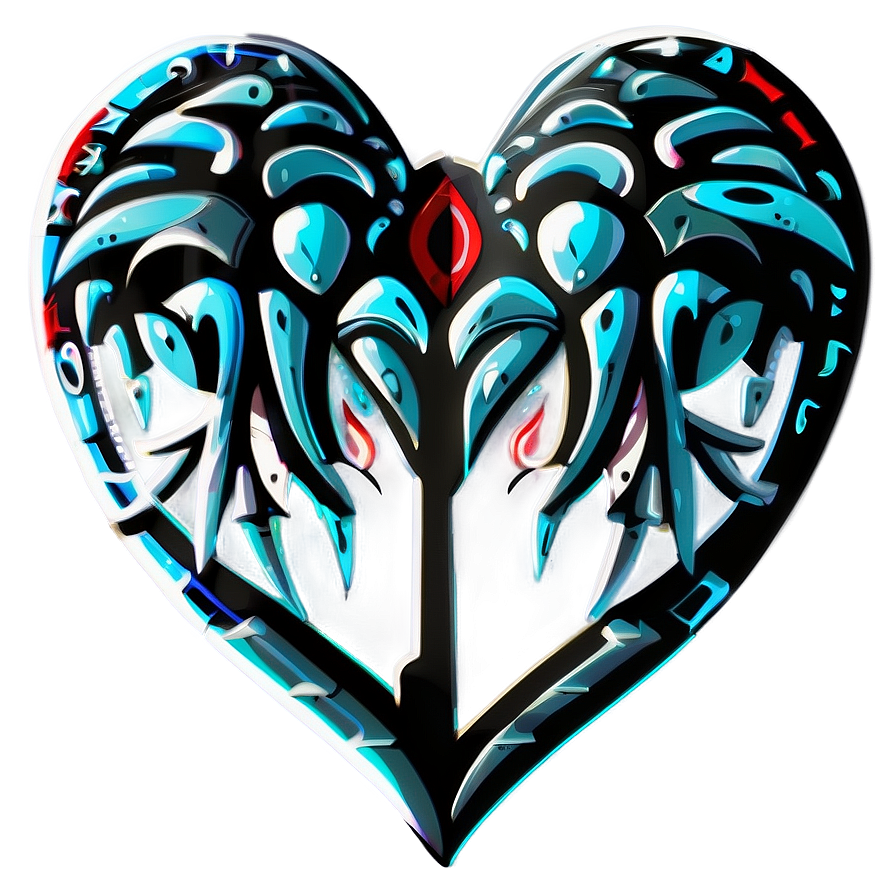 Tribal Heart Vector Png 87 PNG image