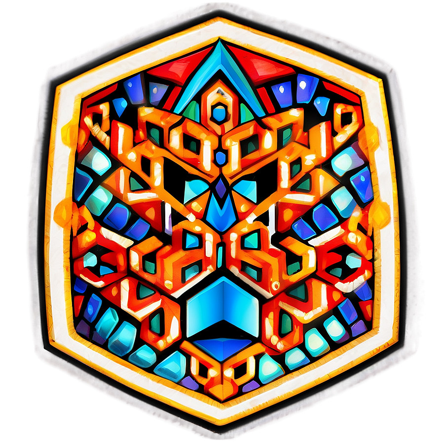 Tribal Hexagon Tattoo Png Yqp65 PNG image