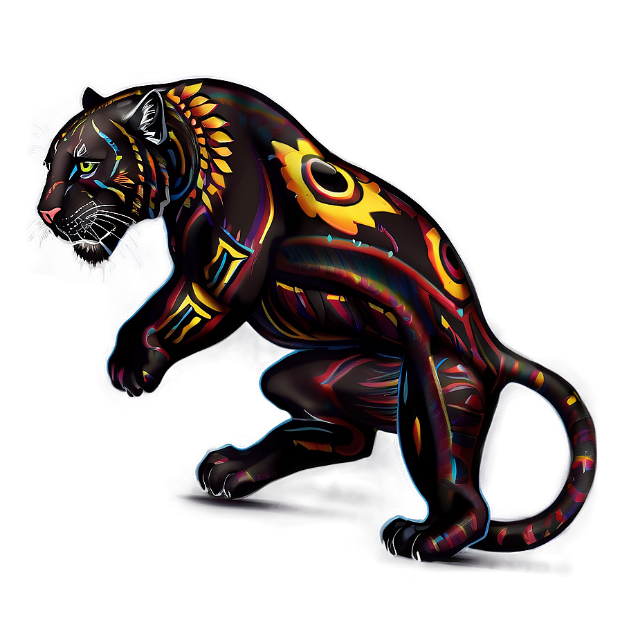 Tribal Panther Png Xjw PNG image