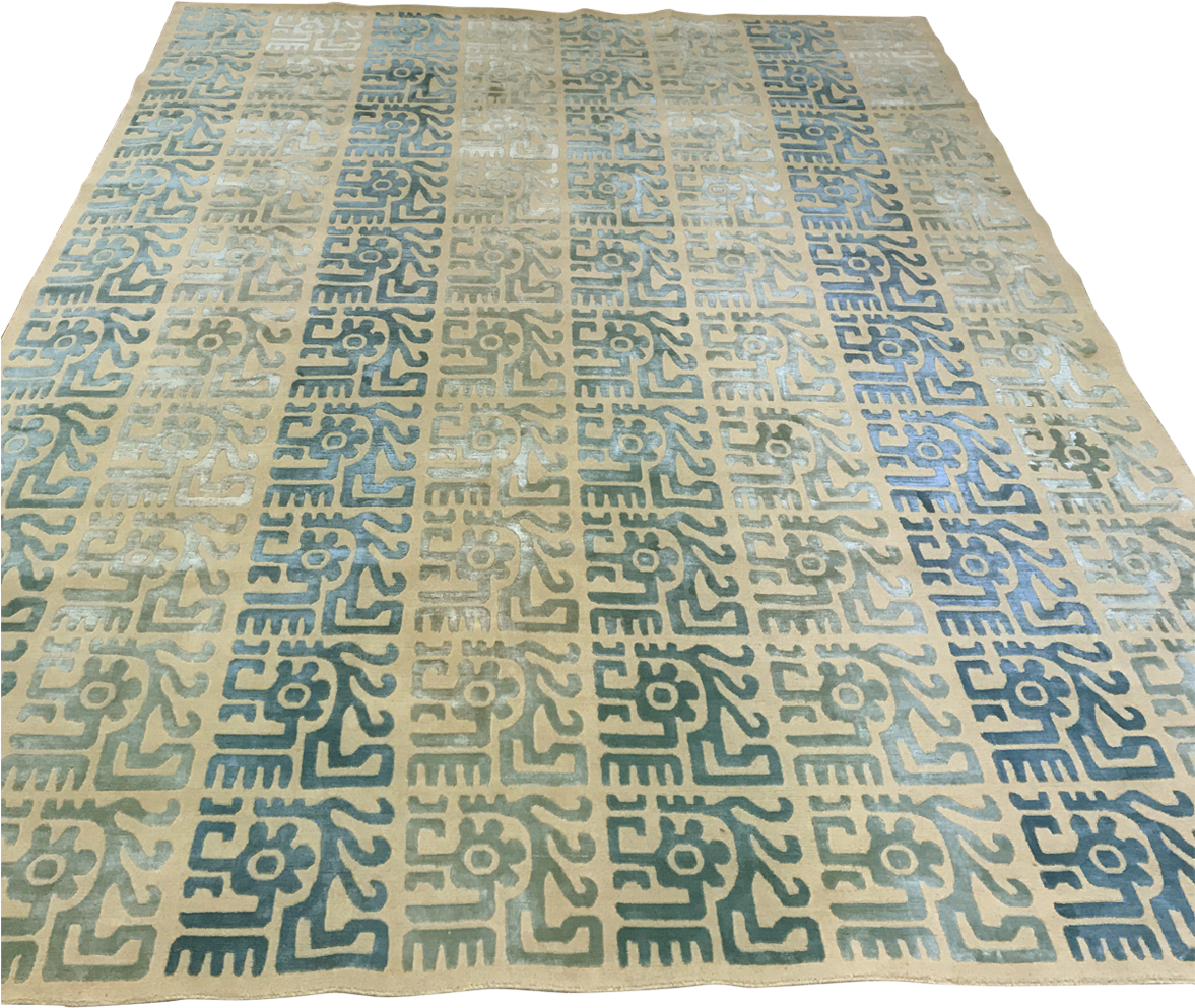 Tribal Pattern Area Rug PNG image