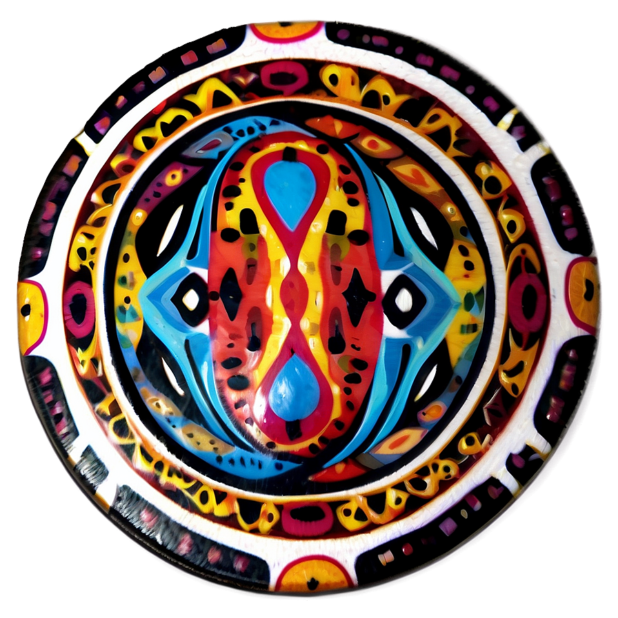 Tribal Pattern Coaster Png Vfb PNG image