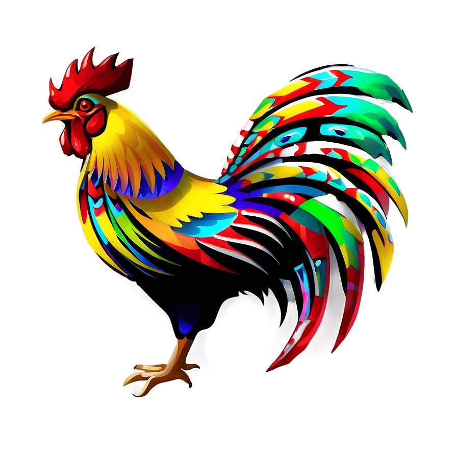 Tribal Rooster Symbol Png 05242024 PNG image