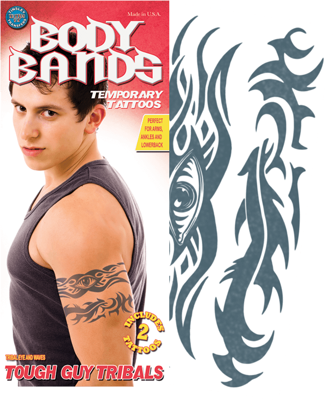Tribal Temporary Tattoo Arm PNG image