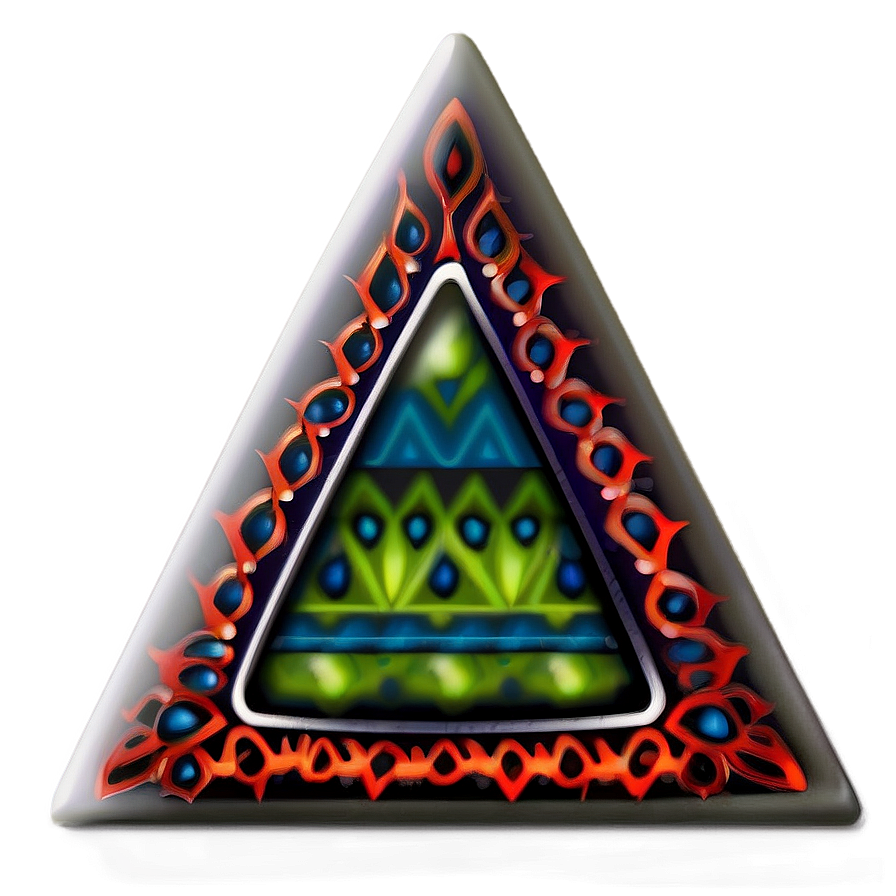 Tribal Triangle Tattoo Png Fde PNG image