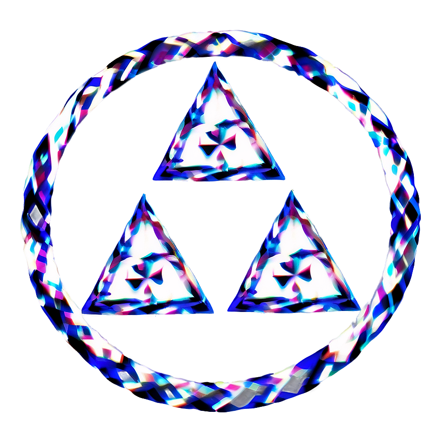 Triforce In Circle Png 83 PNG image