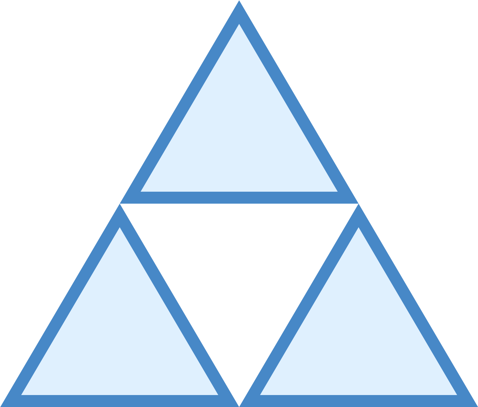 Triforce Symbol Illustration PNG image