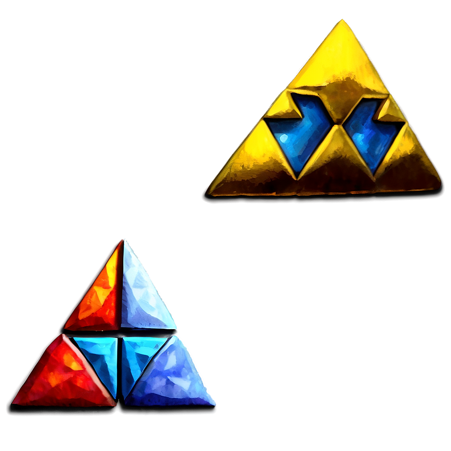 Triforce Tabletop Decor Png 05242024 PNG image