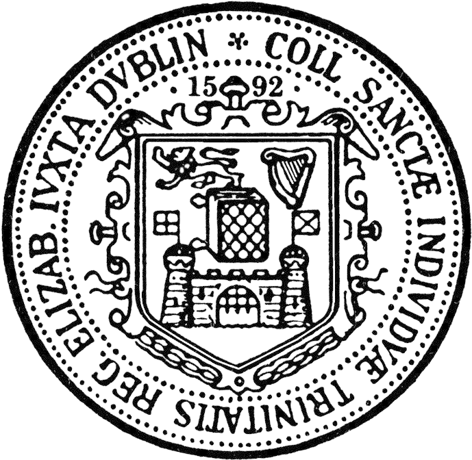 Trinity_ College_ Dublin_ Seal_1592 PNG image