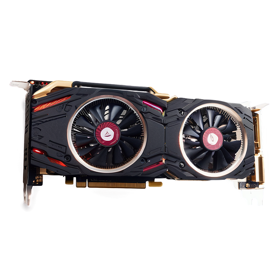 Triple Monitor Graphics Card Png 06282024 PNG image